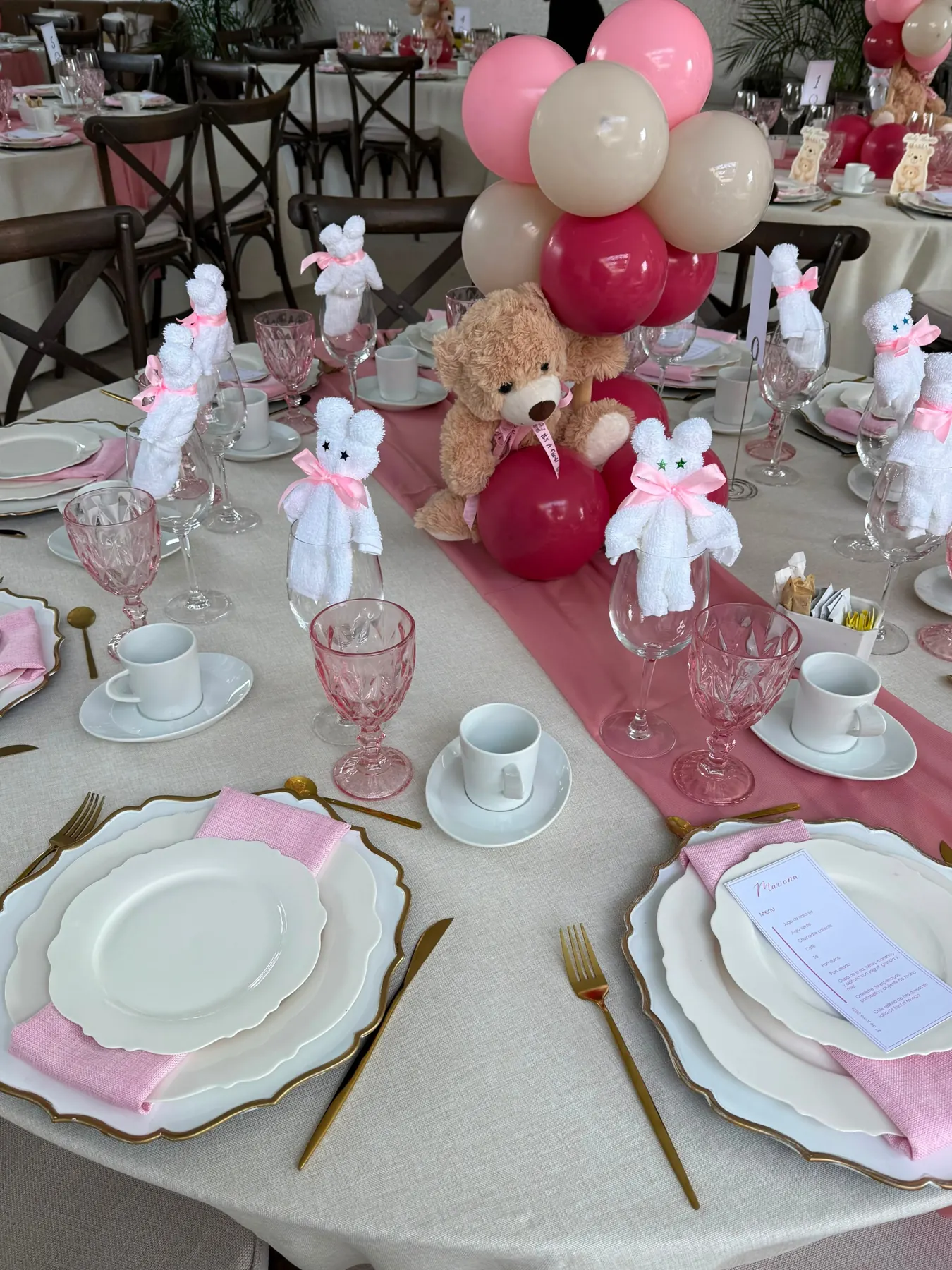 Mesa de baby shower