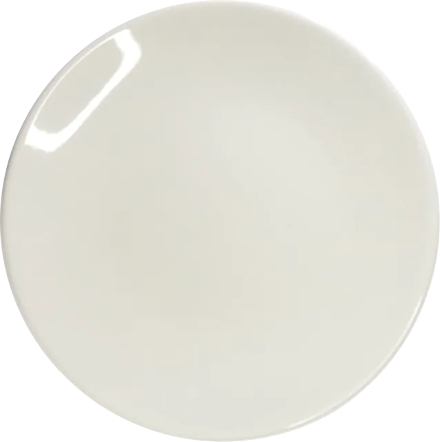 Set Off White: platos lisos en tono marfil